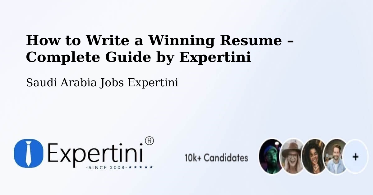 Resume Writing Guide for Job Seekers – Abha - Abha, Saudi Arabia Jobs Expertini